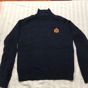 Lauren Ralph Lauren Navy Blue Turtleneck Sweater